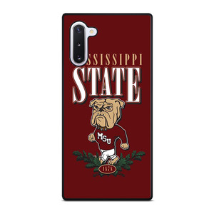 MISSISSIPPI STATE BULLDOGS SYMBOL Samsung Galaxy Note 10 Case MISSISSIPPI STATE BULLDOGS SYMBOL Samsung Galaxy Note 10 Case