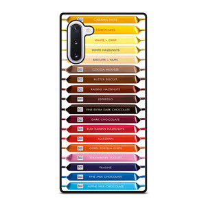 RITTER SPORT CHOCOLATE LIST Samsung Galaxy Note 10 Case
