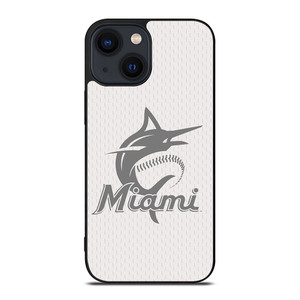 MIAMI MARLINS MLB LOGO 2 iPhone 14 Plus Case MIAMI MARLINS MLB LOGO 2 iPhone 14 Plus Case