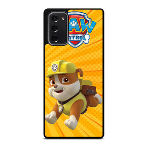 RUBBLE PAW PATROL Samsung Galaxy Note 20 Case RUBBLE PAW PATROL Samsung Galaxy Note 20 Case