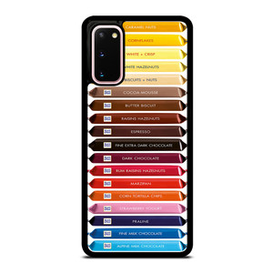 RITTER SPORT CHOCOLATE LIST Samsung Galaxy S20 Case