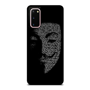 V FOR VENDETTA MASK Samsung Galaxy S20 Case V FOR VENDETTA MASK Samsung Galaxy S20 Case