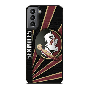 FLORIDA STATE SEMINOLES FSU LOGO 3 Samsung Galaxy S21 Plus Case