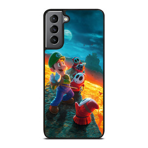 LUIGI THE SUPER MARIO BROS SCARED Samsung Galaxy S21 Plus Case