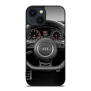 AUDI LOGO STREERING WHEEL iPhone 14 Plus Case