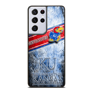 UNIVERSITY OF KANSAS JAYHAWKS LOGO Samsung Galaxy S21 Ultra Case