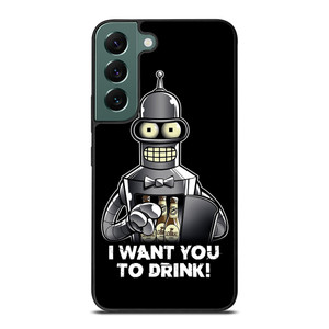 BENDER IN FUTURAMA Samsung Galaxy S22 Case BENDER IN FUTURAMA Samsung Galaxy S22 Case