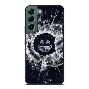 BLACK MIRROR SMILEY Samsung Galaxy S22 Case BLACK MIRROR SMILEY Samsung Galaxy S22 Case