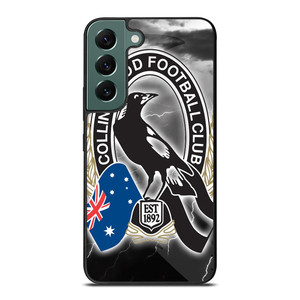 COLLINGWOOD MAGPIES AFL LOGO Samsung Galaxy S22 Case
