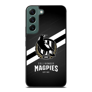 COLLINGWOOD MAGPIES LOGO AFL Samsung Galaxy S22 Case