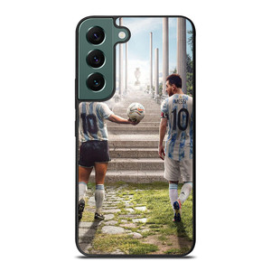 DIEGO MARADONA AND LIONEL MESSI Samsung Galaxy S22 Case
