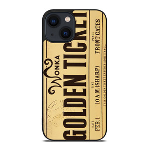 WILLY WONKA GOLDEN TICKET CHOCOLATE BAR iPhone 14 Plus Case