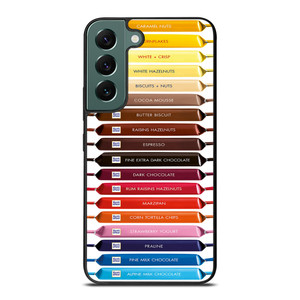 RITTER SPORT CHOCOLATE LIST Samsung Galaxy S22 Case
