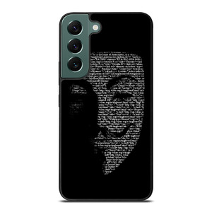 V FOR VENDETTA MASK Samsung Galaxy S22 Case V FOR VENDETTA MASK Samsung Galaxy S22 Case