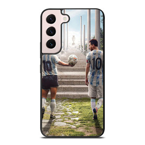 DIEGO MARADONA AND LIONEL MESSI Samsung Galaxy S22 Plus Case