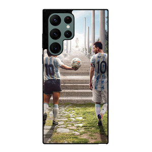 DIEGO MARADONA AND LIONEL MESSI Samsung Galaxy S22 Ultra Case