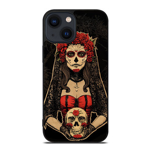 SUGAR SKULL GIRL 2 iPhone 14 Plus Case