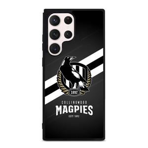 COLLINGWOOD MAGPIES LOGO AFL Samsung Galaxy S23 Ultra Case COLLINGWOOD MAGPIES LOGO AFL Samsung Galaxy S23 Ultra Case