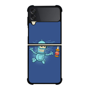 BENDER FUTURAMA Samsung Z Flip 3 Case BENDER FUTURAMA Samsung Z Flip 3 Case