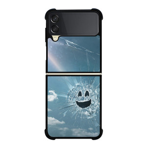 BLACK MIRROR SMILEY MOVIE Samsung Z Flip 3 Case BLACK MIRROR SMILEY MOVIE Samsung Z Flip 3 Case