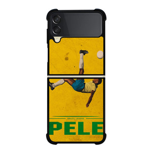 BRAZIL LEGEND PELE Samsung Z Flip 3 Case BRAZIL LEGEND PELE Samsung Z Flip 3 Case