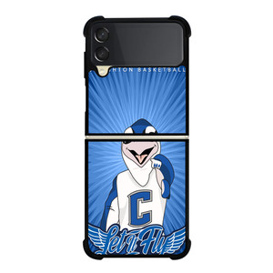 CREIGHTON BLUEJAYS ICON BASKETBALL Samsung Z Flip 3 Case CREIGHTON BLUEJAYS ICON BASKETBALL Samsung Z Flip 3 Case