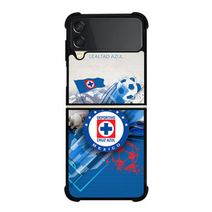 DEPORTIVO CRUZ AZUL LOGO Samsung Z Flip 3 Case DEPORTIVO CRUZ AZUL LOGO Samsung Z Flip 3 Case
