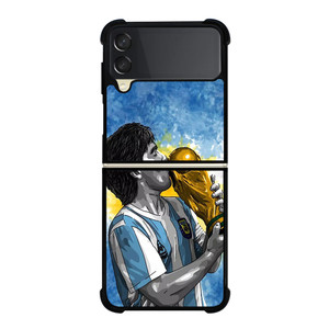 DIEGO MARADONA CHAMPIONS Samsung Z Flip 3 Case DIEGO MARADONA CHAMPIONS Samsung Z Flip 3 Case