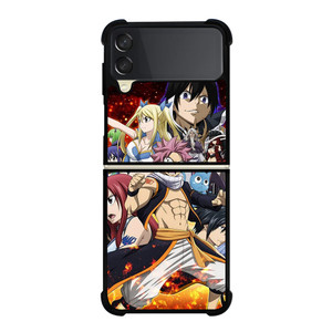 FAIRY TAIL ANIME CHARACTERS Samsung Z Flip 3 Case FAIRY TAIL ANIME CHARACTERS Samsung Z Flip 3 Case