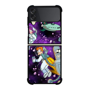 FUTURAMA BENDER LILA Samsung Z Flip 3 Case FUTURAMA BENDER LILA Samsung Z Flip 3 Case