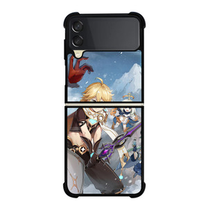 GENSHIN IMPACT ANIME 3 Samsung Z Flip 3 Case GENSHIN IMPACT ANIME 3 Samsung Z Flip 3 Case