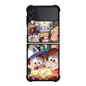 GRAVITY FALLS CHARACTERS Samsung Z Flip 3 Case GRAVITY FALLS CHARACTERS Samsung Z Flip 3 Case