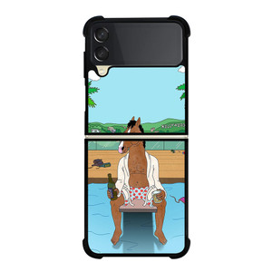 HOLLYWOOD BOJACK HORSEMAN Samsung Z Flip 3 Case HOLLYWOOD BOJACK HORSEMAN Samsung Z Flip 3 Case