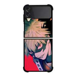 KATSUKI BAKUGO ANIME ART Samsung Z Flip 3 Case KATSUKI BAKUGO ANIME ART Samsung Z Flip 3 Case