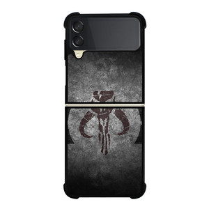 MANDALORIAN STARWARS SKULL Samsung Z Flip 3 Case MANDALORIAN STARWARS SKULL Samsung Z Flip 3 Case