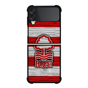 NOTTINGHAM FOREST LOGO WOODEN Samsung Z Flip 3 Case NOTTINGHAM FOREST LOGO WOODEN Samsung Z Flip 3 Case