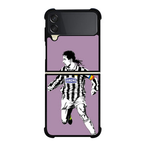 ROBERTO BAGGIO ITALY LEGEND ART Samsung Z Flip 3 Case ROBERTO BAGGIO ITALY LEGEND ART Samsung Z Flip 3 Case