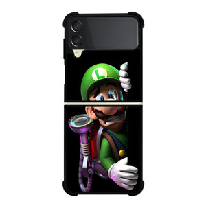 SCARED LUIGI SUPER MARIO BROS Samsung Z Flip 3 Case SCARED LUIGI SUPER MARIO BROS Samsung Z Flip 3 Case