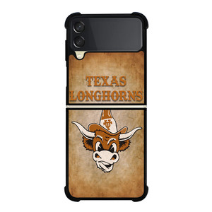 TEXAS LONGHORNS UNIVERSITY ICON Samsung Z Flip 3 Case TEXAS LONGHORNS UNIVERSITY ICON Samsung Z Flip 3 Case