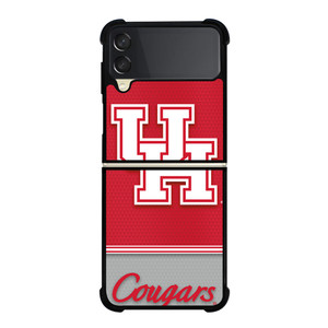 UNIVERSITY OF HOUSTON COUGARS Samsung Z Flip 3 Case UNIVERSITY OF HOUSTON COUGARS Samsung Z Flip 3 Case