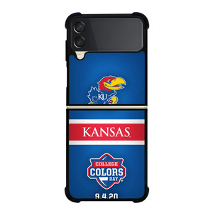 UNIVERSITY OF KANSAS JAYHAWKS Samsung Z Flip 3 Case UNIVERSITY OF KANSAS JAYHAWKS Samsung Z Flip 3 Case