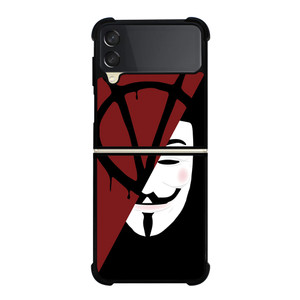 V FOR VENDETTA LOGO 2 Samsung Z Flip 3 Case V FOR VENDETTA LOGO 2 Samsung Z Flip 3 Case
