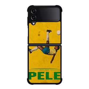 BRAZIL LEGEND PELE Samsung Z Flip 4 Case BRAZIL LEGEND PELE Samsung Z Flip 4 Case