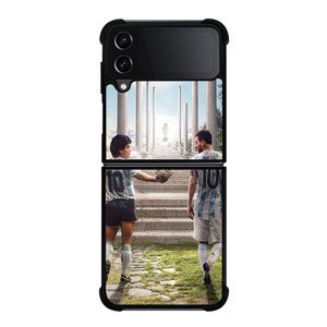 DIEGO MARADONA AND LIONEL MESSI Samsung Z Flip 4 Case DIEGO MARADONA AND LIONEL MESSI Samsung Z Flip 4 Case