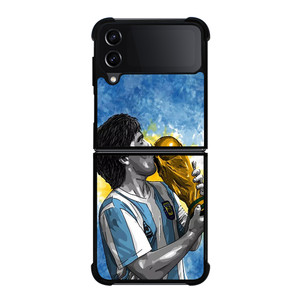 DIEGO MARADONA CHAMPIONS Samsung Z Flip 4 Case DIEGO MARADONA CHAMPIONS Samsung Z Flip 4 Case