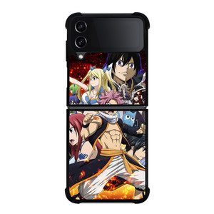 FAIRY TAIL ANIME CHARACTERS Samsung Z Flip 4 Case FAIRY TAIL ANIME CHARACTERS Samsung Z Flip 4 Case