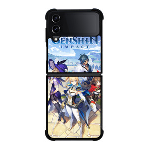 GENSHIN IMPACT CHARACTERS Samsung Z Flip 4 Case GENSHIN IMPACT CHARACTERS Samsung Z Flip 4 Case