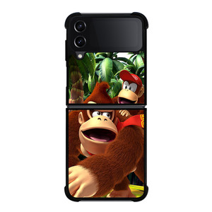 HAPPY DONKEY KONG COUNTRY Samsung Z Flip 4 Case HAPPY DONKEY KONG COUNTRY Samsung Z Flip 4 Case