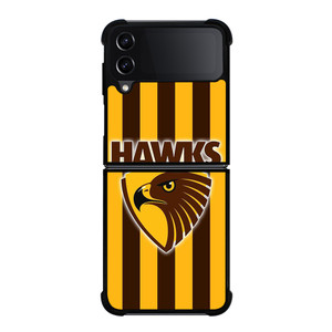 HAWTHORN HAWKS LOGO AFL Samsung Z Flip 4 Case HAWTHORN HAWKS LOGO AFL Samsung Z Flip 4 Case