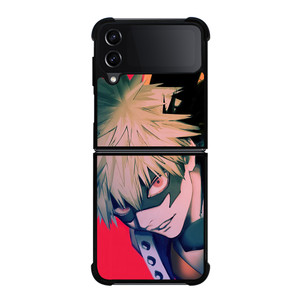 KATSUKI BAKUGO ANIME ART Samsung Z Flip 4 Case KATSUKI BAKUGO ANIME ART Samsung Z Flip 4 Case